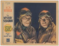 7p0916 MYSTERY SQUADRON chapter 1 LC 1933 Mascot serial, The Black Ace, full-color scene, ultra rare!