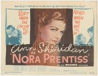 7p0709 NORA PRENTISS TC 1947 super close up of sexy nightclub singer Ann Sheridan, Kent Smith!