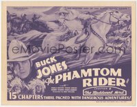 7p0710 PHANTOM RIDER chapter 2 TC 1936 Buck Jones, Universal serial, The Maddened Herd, ultra rare!