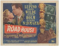 7p0713 ROAD HOUSE TC 1948 Ida Lupino, Cornel Wilde, Richard Widmark, Celeste Holm, film noir!