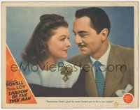 7p0951 SHADOW OF THE THIN MAN LC 1941 Powell's glad he didn't trade Myrna Loy in for a new model!