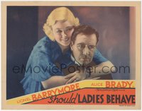 7p0956 SHOULD LADIES BEHAVE LC 1933 c/u of pretty Mary Carlisle hugging Conway Tearle, ultra rare!