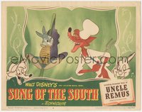 7p0963 SONG OF THE SOUTH LC #8 1946 Walt Disney cartoon, Br'er Fox prepares to eat Br'er Rabbit!