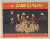 7p0970 SPACE CHILDREN LC #8 1958 the giant alien brain, kids playing with glowing space brain!