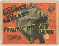 7p0729 STRIKE UP THE BAND TC 1940 Judy Garland & Mickey Rooney w/drum, Busby Berkeley, ultra rare!