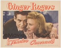 7p0975 TENDER COMRADE LC 1944 best close up of pretty Ginger Rogers & Robert Ryan, ultra rare!