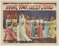 7p0977 THANK YOUR LUCKY STARS LC 1943 Warner Bros. all-star musical, sexy Ann Sheridan sings!