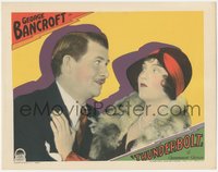 7p0986 THUNDERBOLT LC 1929 great c/u of Fay Wray refusing George Bancroft's advances, ultra rare!