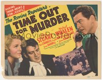 7p0737 TIME OUT FOR MURDER TC 1938 Gloria Stuart, Michael Whalen, The Roving Reporters, rare!