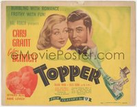 7p0739 TOPPER TC R1944 Constance Bennett, Cary Grant, wacky art of Cupid on champagne bottle!