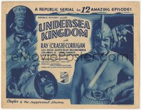 7p0741 UNDERSEA KINGDOM chapter 6 TC 1936 Crash Corrigan, serial, Juggernaut Strikes, ultra rare!