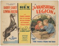 7p0743 VANISHING LEGION chapter 1 TC 1931 Harry Carey serial, Voice From the Void, full-color, rare!