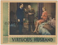 7p0996 VIRTUOUS HUSBAND LC 1931 Jean Arthur's dad tells Nugent to act like a human, ultra rare!