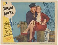 7p1005 WHARF ANGEL LC 1934 great posed portrait of sexy Dorothy Dell & Victor McLaglen, ultra rare!