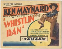 7p0747 WHISTLIN' DAN TC 1932 great full-length image of cowboy hero Ken Maynard, rare!