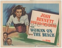 7p0749 WOMAN ON THE BEACH TC 1946 Robert Ryan loves bad girl Joan Bennett, Charles Bickford, noir!