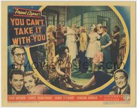 7p1014 YOU CAN'T TAKE IT WITH YOU LC 1938 Frank Capra, Jean Arthur in jail cell with women, rare!