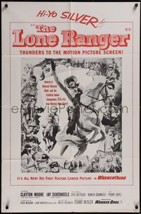 7p0454 LONE RANGER military 1sh R1960s completely different spaghetti western art, Kit Rogers!