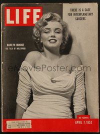 7p0117 LIFE magazine April 7, 1952 Marilyn Monroe is the talk of Hollywood, her first Life cover!