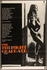 7p0474 MIDNIGHT GRADUATE 1sh 1970 she was the night school scholar, Uschi Digard, Kathy Hilton!