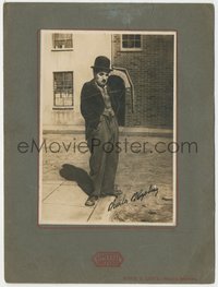 7p1283 CIRCUS 8x10 Spanish promo photo 1928 Charlie Chaplin with facsimile signature, ultra rare!