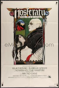 7p0504 NOSFERATU THE VAMPYRE 1sh 1979 Werner Herzog, Palladini art of vampire Klaus Kinski!