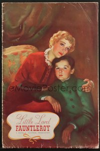 7p0042 LITTLE LORD FAUNTLEROY pressbook 1936 great art of Freddie Bartholomew & Dolores Costello!