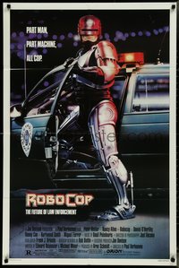 7p0557 ROBOCOP 1sh 1988 Paul Verhoeven, full-length cyborg police Peter Weller by Mike Bryan!