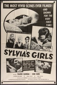 7p0604 SYLVIA'S GIRLS 1sh 1965 Valerie Hawkins, the most vivid sex scenes ever filmed, ultra rare!