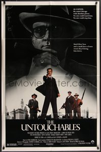 7p0629 UNTOUCHABLES 1sh 1987 Kevin Costner, Robert De Niro, Sean Connery, Brian De Palma