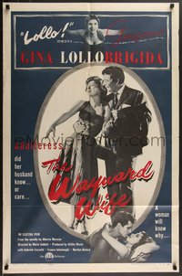 7p0637 WAYWARD WIFE 1sh 1954 La Provinciale, gorgeous adulteress Gina Lollobrigida!