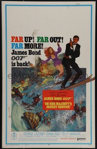 7p0056 ON HER MAJESTY'S SECRET SERVICE WC 1969 George Lazenby's only appearance as James Bond!