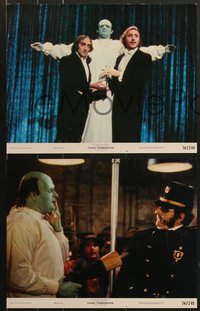 7p1188 YOUNG FRANKENSTEIN 8 color 11x14 stills 1974 Mel Brooks, Gene Wilder, Kahn, Marty Feldman!