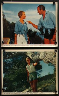 7p1491 BONJOUR TRISTESSE 12 color 8x10 stills 1958 sexy Jean Seberg w/David Niven & Geoffrey Horne!