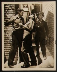 7p1542 DEAD END 3 8x10 stills 1937 William Wyler, Joel McCrea w/ gun & in fight + young Leo Gorcey!