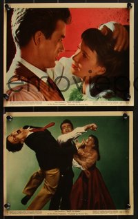 7p1492 EAST OF EDEN 12 color 8x10 stills 1955 all w/ James Dean + Julie Harris and Raymond Massey!