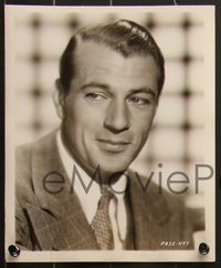 7p1524 GARY COOPER 5 deluxe 8x10 stills 1930s great images of the star from a variety of roles!