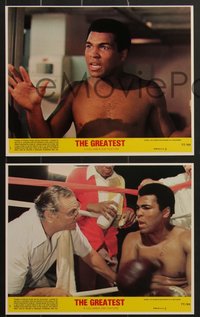 7p1510 GREATEST 8 8x10 mini LCs 1977 great images of heavyweight boxing champ Muhammad Ali!