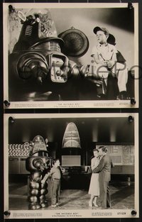 7p1499 INVISIBLE BOY 10 8x10 stills 1957 all w/ great sci-fi images of Robby the Robot!