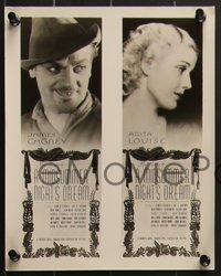 7p1500 MIDSUMMER NIGHT'S DREAM 10 8x10 stills 1935 Cagney, De Havilland & many more, Shakespeare!