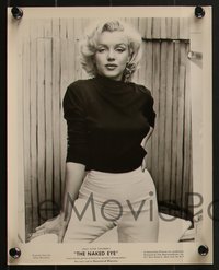 7p1536 NAKED EYE 4 8x10 stills 1956 photography documentary, sexy Marilyn Monroe pictured!