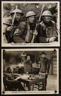 7p1502 SERGEANT YORK 10 8x10 stills 1941 Gary Cooper, Joan Leslie & real life Sergeant York!