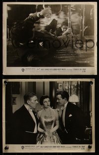 7p1540 STRANGERS ON A TRAIN 4 8x10 stills 1951 Alfred Hitchcock, Granger & Walker, Ruth Roman!