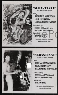 7p1286 SEBASTIANE 4 English 8x10 stills 1978 Derek Jarman, English gay homosexual religious epic!