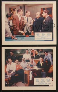 7p1294 OCEAN'S 11 8 color English FOH LCs 1960 Sinatra, Martin, Sammy Davis Jr., Dickinson, Lawford!