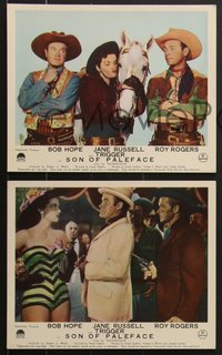 7p1295 SON OF PALEFACE 8 color English FOH LCs 1952 Roy Rogers & Trigger, Hope & Russell, ultra rare!