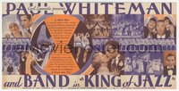 7p1258 KING OF JAZZ herald 1930 art of Paul Whiteman + different musical production images!