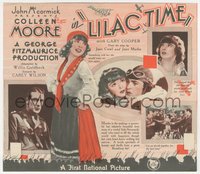 7p1261 LILAC TIME herald 1928 British flyer Gary Cooper loves French Colleen Moore in WWI!