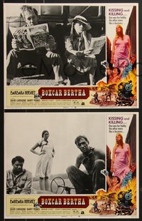 7p1037 BOXCAR BERTHA 8 LCs 1972 Martin Scorsese, Barbara Hershey, David Carradine, Bernie Casey!