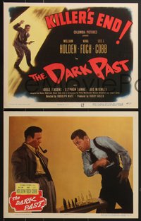 7p1051 DARK PAST 8 LCs 1949 William Holden is caught in the spotlight, killer without conscience!